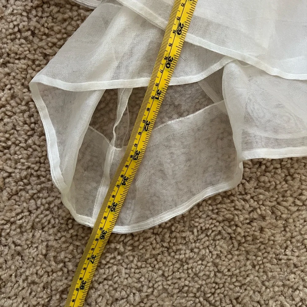 Märchen Silk Tiered Asymmetrical Skirt - Picture 10 of 13